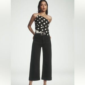 Collette High Rise Crop Wide Leg Jean by Maeve (Elm, 25)